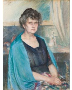 Teodor Grott, Portret kobiety, 1921 - pic 1