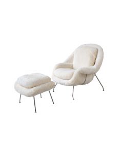 Fotel i puf "Womb", nr 70, Eero Saarinen, XXI w. - pic 1