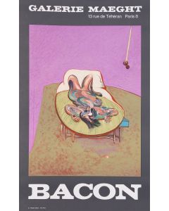 Francis Bacon, ("Leżąca postać”) "Personnage couché", 1966 - pic 1