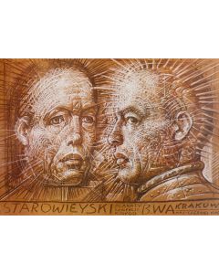 Franciszek Starowieyski, Plakat do wystawy "Starowieyski. Plakaty z kolekcji K. Dydo" w BWA w Krakowie, 1985 - pic 1