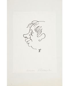 Jerzy Flisak, Roman Kłossowski, karykatura, 2 poł. XX w. - pic 1