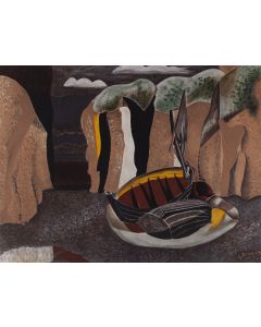 Georges Braque, "La vague" (z teki "Varengeville"), lata 60. XX w. - pic 1