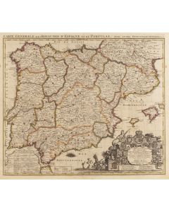 Pieter Husson, Mapa Hiszpanii i Portugalii (