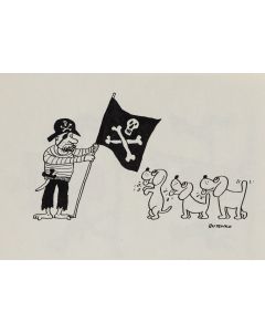 Bohdan Butenko, Piraci, ilustracja satyryczna, 2 poł. XX w. - pic 1