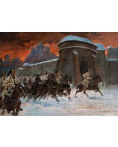 Jerzy Kossak, Napoleon pod Moskwą, 1922 - pic 1