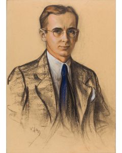 Józef Kidoń, Portret Redaktora Kwaśniewskiego , 1936 - pic 1