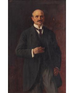 Stanisław Józef Rejchan, Portret mężczyzny z cygarem, 1917 - pic 1