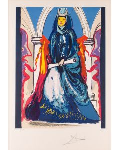 Salvador Dalí, "Lady Blue" ("Tarot, The High Priestess"), XX w. - pic 1