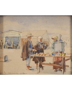 Antoni Stefanowicz, W dzień targowy, 1897 - pic 1