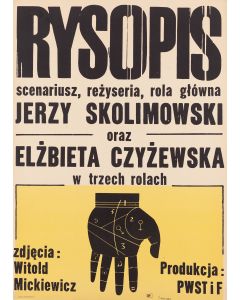 Jacek Neugebauer, Plakat do filmu "Rysopis", reż. Jerzy Skolimowski, 2 poł. XX w. - pic 1