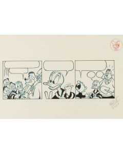 Jose Maria Millet Lopez, Kaczor Donald, ilustracja komiksowa, 2008 - pic 1
