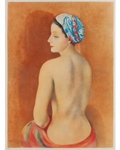 Mojżesz (Moise) Kisling, Akt w turbanie, 1952 - pic 1