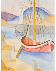 Mojżesz (Moise) Kisling, Tartana ("La Tartane"), 1919 - pic 1