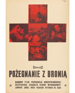 Wojciech Fangor, Plakat do filmu "Pożegnanie z bronią", reż. Charles Vidor, 1960 - pic 1