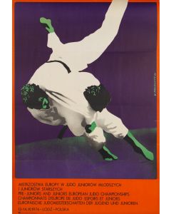 Witold Mysyrowicz, "Mistrzostwa Europy w judo", plakat, 1975 - pic 1