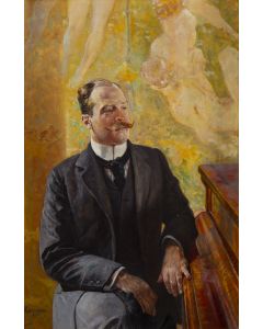 Jacek Malczewski, Portret mężczyzny przy fortepianie, 1901 - pic 1