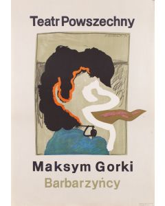 Henryk Tomaszewski, Plakat do szuki "Barbarzyńcy" Maksyma Gorkiego, Teatr Powszechny w Warszawie, 1976 - pic 1