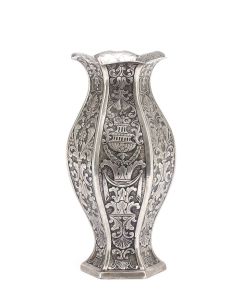 Wazon srebrny z ornamentem, XIX/XX w. - pic 1