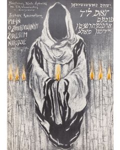 Andrzej Pągowski, Plakat do spektaklu "Pieśń o zamordowanym żydowskim narodzie", 1986 - pic 1