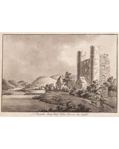 Karl Benjamin Schwarz, "Ruinirtes Berg Schloss Hohen Schwarm bey Saalfelt von aussen" - pic 1