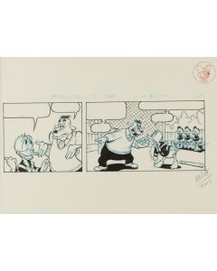 Jose Maria Millet Lopez, Kaczor Donald, ilustracja komiksowa, 2008 - pic 1