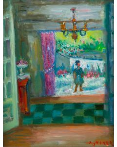 Jakub Zucker, "Fioletowa zasłona", 1 poł. XX w. - pic 1