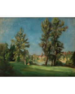 Henryk Hayden, Pejzaż z Meyronne nad Dordonią, 1931 - pic 1