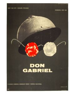 Eryk Lipiński, Plakat do filmu "Don Gabriel", reż. Czesław i Ewa Petelscy, 1966 - pic 1