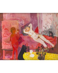 Teresa Pągowska, "Modelka w pracowni artysty", 1957 - pic 1