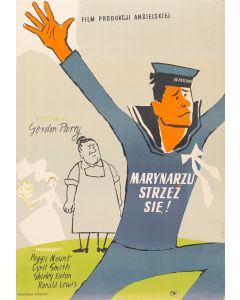 Karol Ferster "Charlie", Plakat do filmu "Marynarzu strzeż się", reż. Gordon Parry, 1958 - pic 1