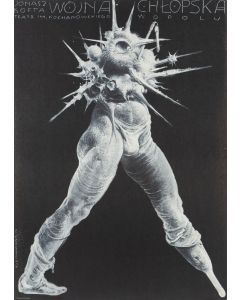 Franciszek Starowieyski, Plakat do sztuki "Wojna chłopska" Jonasza Kofta w Teatrze im. Kochanowskiego w Opolu, 1979 - pic 1