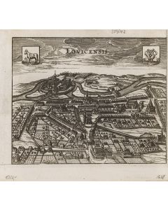 Andreas Cellarius, Widok Łowicza, 1658 - pic 1