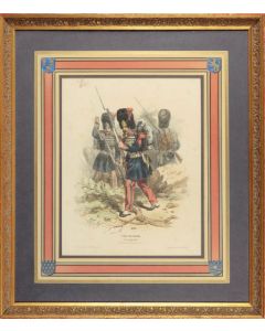 Henry Jean Becquet, Grenadierzy z cyklu 'Types Militaires' , około poł. XIX w. - pic 1