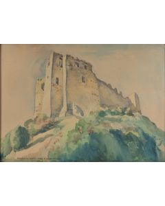 Kazimierz Wiszniewski, Zamek w Kazimierzu Dolnym, 1928 - pic 1
