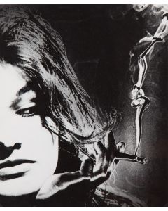 Edward Hartwig, "Portret z papierosem", lata 80-90. XX w. - pic 1