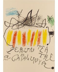 Joan Miro, "Per un teatre a Catallunia", 1972 - pic 1