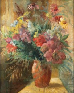 Wojciech Fangor, Kwiaty w wazonie, 1941 - pic 1