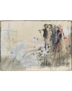 Henryk Cześnik, "Zabawy na szczudłach w zakaźnym", 1993 - pic 1