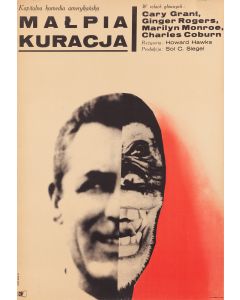 Maria Syska, Plakat do filmu "Małpia kuracja", reż. Howard Hawks, 1965 - pic 1