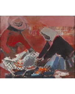 Rajmund Kanelba (Kanelbaum), "Rybacy", 1958 - pic 1