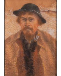 Józef Ujhelyi, Portret górala z fajką - pic 1