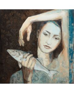 Sylwia Mużyło-Bajsarowicz, Kobieta z Rybą, 2015 - pic 1