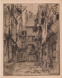 Józef Pankiewicz, Rue de la Boucherie w Caudebec en Caux, XX w. - pic 1