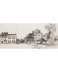 Henryk Dąbrowski, Rynek w Kazimierzu Dolnym, 1985 - pic 1