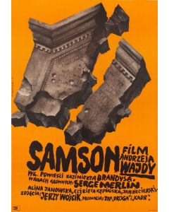 Franciszek Starowieyski, Plakat do filmu "Samson", reż. Andrzej Wajda, 1961 - pic 1