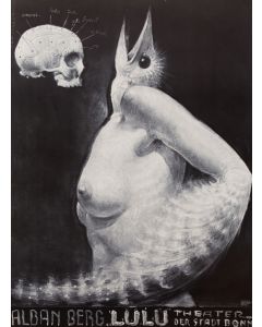 Franciszek Starowieyski, Plakat do dramatu "Lulu" Albana Berga w Theater der Stadt Bonn, 1979 - pic 1
