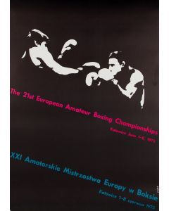 Bogusław Lustyk, "XXI Amatorskie Mistrzostwa Europy w Boksie", plakat, 1975 - pic 1