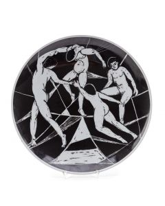 Patera dekoracyjna "Taniec" wg H. Matisse, Jagoda Jelonek, 2 poł. XX w. - pic 1