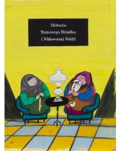 Olga Siemaszkowa, "Historia Toczonego Dziadka i Malowanej Babki", okładka, 1958 - pic 1