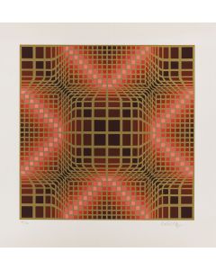 Victor Vasarely, Bez tytułu, 2 poł. XX w. - pic 1